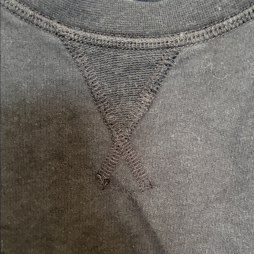 American Giant Black Crewneck Pullover - Picture 3 of 4